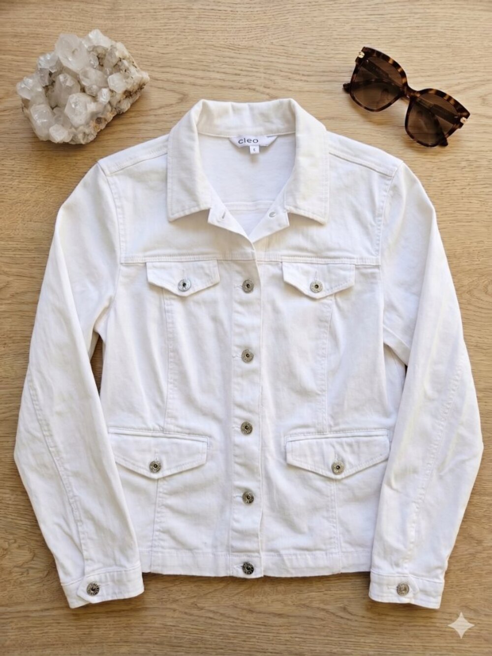 White Jean Jacket